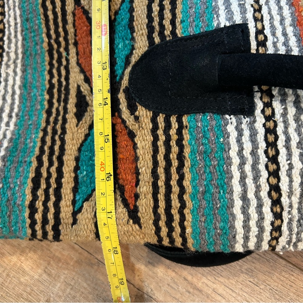 Multicolor Patterned Satchel Bag - Picture 12 of 15